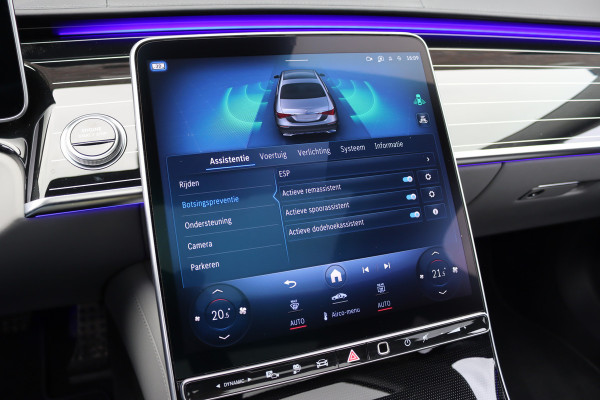 Mercedes-Benz S-Klasse 580 e 4MATIC AMG Line | Achterasbesturing | Luchtvering | Distronic+ | Massage | Exclusief Nappa Leder | Stoelventilatie V+A | HUD | Parfumering | Soft-Close | 3D-Display | Digital Light |