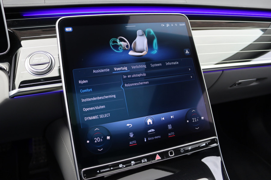 Mercedes-Benz S-Klasse 580 e 4MATIC AMG Line | Achterasbesturing | Luchtvering | Distronic+ | Massage | Exclusief Nappa Leder | Stoelventilatie V+A | HUD | Parfumering | Soft-Close | 3D-Display | Digital Light |