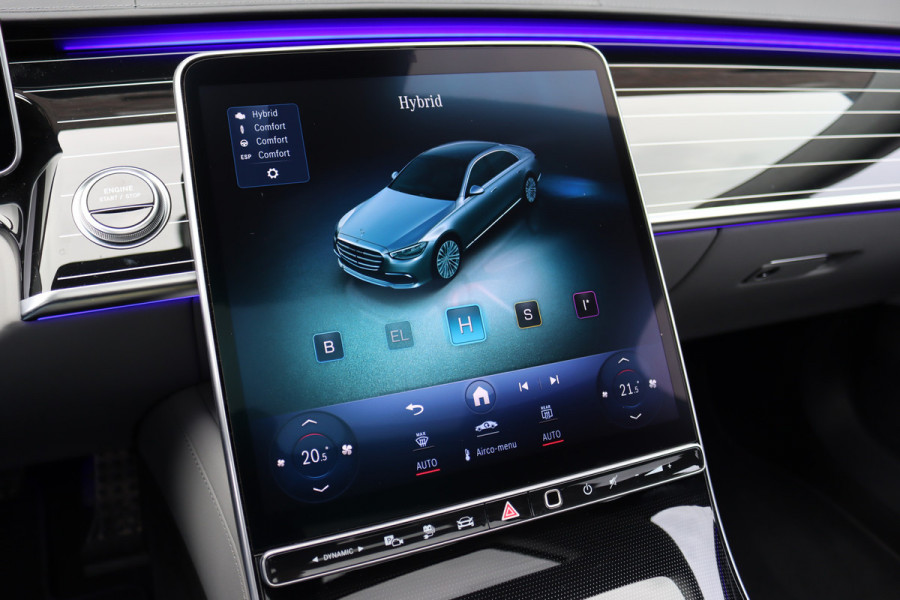 Mercedes-Benz S-Klasse 580 e 4MATIC AMG Line | Achterasbesturing | Luchtvering | Distronic+ | Massage | Exclusief Nappa Leder | Stoelventilatie V+A | HUD | Parfumering | Soft-Close | 3D-Display | Digital Light |
