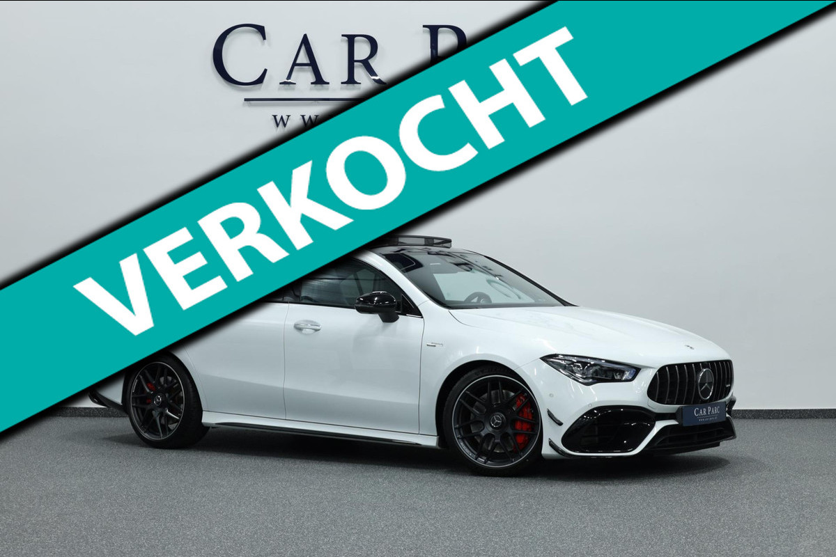 Mercedes-Benz AMG CLA 45 BTW/MULTIBEAM/VIRTUAL/SFEER/KUIP+MEMORY/19" LMV/CAM/ACC/ECC/12 MND GARANTIE