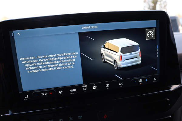 Ford Transit Custom 2.0 TDCI L2H1 170 PK Limited DC | ACC | 360 Camera | Blind Spot | CarPlay | Navigatie | Stoelverwarming | Trekhaak | Spoilerkit | Dubbel Cabine | 5-Zitter | Verlengde fabrieksgarantie tot december 2029