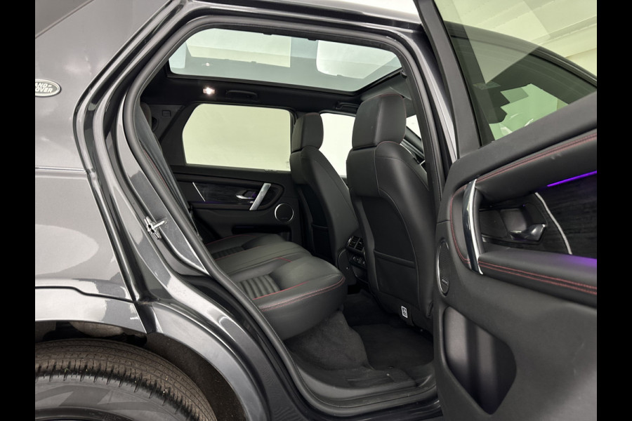Land Rover Discovery Sport P300e 1.5 R-Dynamic HSE (Plug-in) (INCL-BTW) *PANO | LEATHER | FULL-LED | CAMERA | MERIDIAN-AUDIO | BLINDSPOT | KEYLESS | SHIFTPADDLES | PRIVACYGLASS | NAVI-FULLMAP | MEMORY-PACK | ADAPTIVE-CRUISE | AMBIENTLIGHT | 20"ALU*