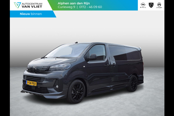 Peugeot e-Expert Dubbele Cabine 75kWh | STX Sport | Lederen bekleding | Spoilerpakket | 18 inch Lichtmetalen velgen | Rondom Camera's | Mooiste bus van NL (!)