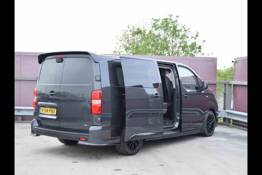 Peugeot e-Expert Dubbele Cabine 75kWh | STX Sport | Lederen bekleding | Spoilerpakket | 18 inch Lichtmetalen velgen | Rondom Camera's | Mooiste bus van NL (!)