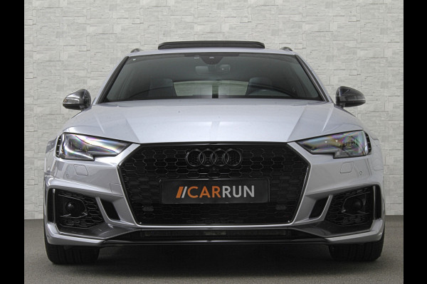 Audi RS4 Avant 2.9 TFSI A4 Quattro | Carbon | Panorama | RS-Dynamic | ACC | 360 Camera | Matrix-LED | Keyless-Entry | Massage | 20 inch | Memory | Black-Optic | 3-Zone Clima | Tour-Pakket | Getint Glas | Sfeerverlichting | Autom. Parkeren | Virtual-Cockpit |