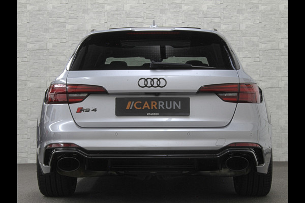 Audi RS4 Avant 2.9 TFSI A4 Quattro | Carbon | Panorama | RS-Dynamic | ACC | 360 Camera | Matrix-LED | Keyless-Entry | Massage | 20 inch | Memory | Black-Optic | 3-Zone Clima | Tour-Pakket | Getint Glas | Sfeerverlichting | Autom. Parkeren | Virtual-Cockpit |