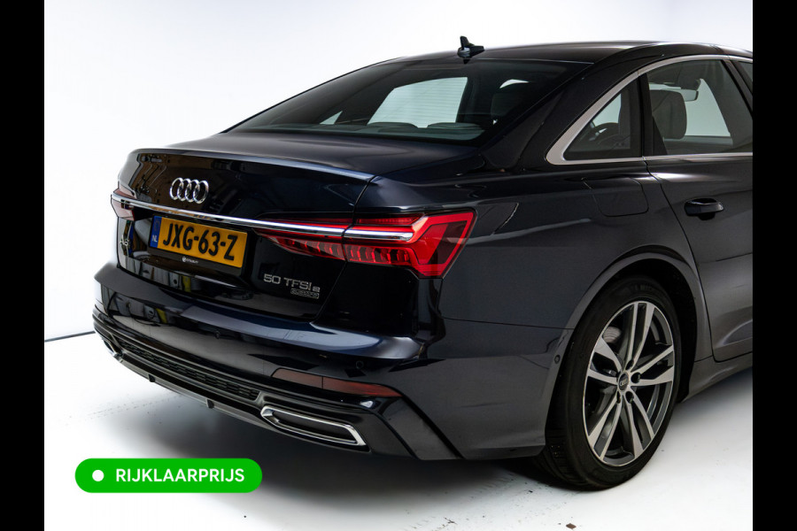 Audi A6 Limousine 50 TFSI e quattro S-Line | Panoramadak | Voorstoelen- & achterbank verwarmd | Camera | Adaptieve Cruise | Electrische trekhaak, Electrische achterklep, Matrix Led