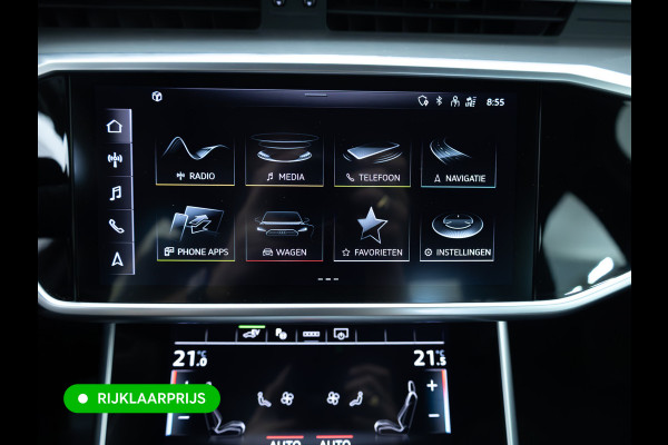 Audi A6 Limousine 50 TFSI e quattro S-Line | Panoramadak | Voorstoelen- & achterbank verwarmd | Camera | Adaptieve Cruise | Electrische trekhaak, Electrische achterklep, Matrix Led