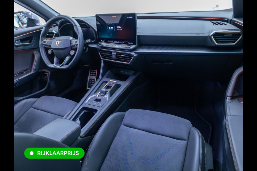 CUPRA Formentor 1.5 TSI e-Hybrid 204 PK | El.verst. stoel met geheugen | Stoel- stuurverw. | 360 camera | Facelift | Adaptive cruise, Travel-assist'Navigatie, Aplle carplay/Android auto, All-season