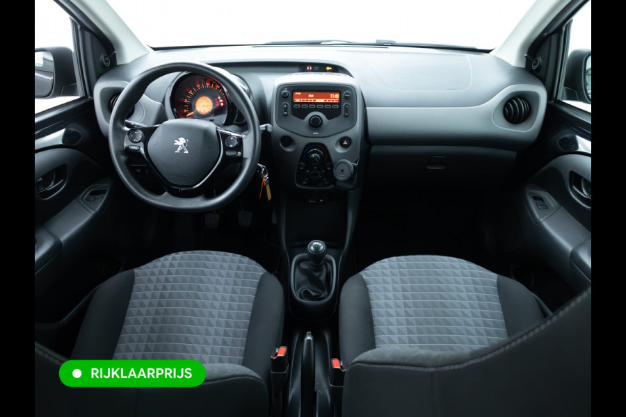 Peugeot 108 1.0 e-VTi Active 73 PK | Airconditioning | BT Telefoon & Audio | DAB | Led Dagrijverlichting | Zwart met. | Multifunctioneel stuurwiel, Centrale vergrendeling met afstandsbediening