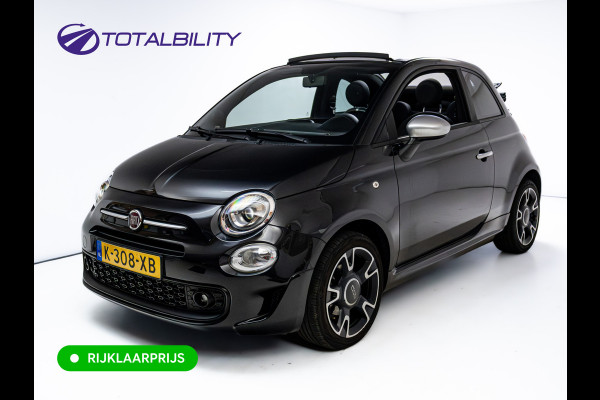 Fiat 500C 1.0 Hybrid Rockstar | Beats audio | Climate control | Cruise | Electrische cabrio kap | Apple Carplay, Android auto | PDC achter, Electrische ramen voor