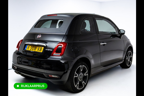 Fiat 500C 1.0 Hybrid Rockstar | Beats audio | Climate control | Cruise | Electrische cabrio kap | Apple Carplay, Android auto | PDC achter, Electrische ramen voor