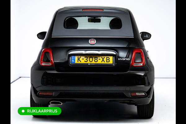Fiat 500C 1.0 Hybrid Rockstar | Beats audio | Climate control | Cruise | Electrische cabrio kap | Apple Carplay, Android auto | PDC achter, Electrische ramen voor