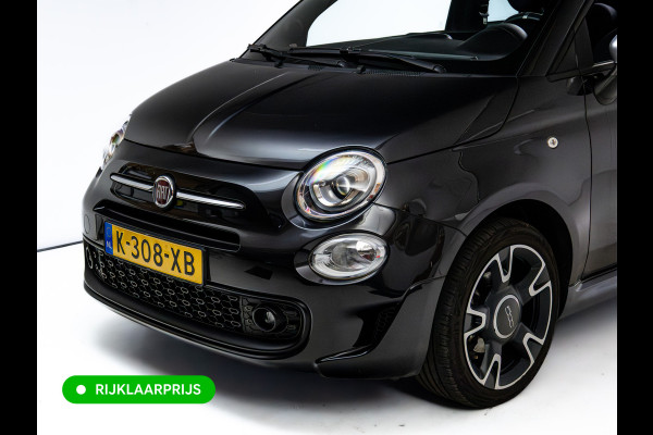 Fiat 500C 1.0 Hybrid Rockstar | Beats audio | Climate control | Cruise | Electrische cabrio kap | Apple Carplay, Android auto | PDC achter, Electrische ramen voor