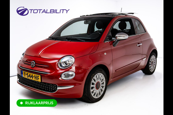 Fiat 500 1.0 Hybrid RED | Electrisch Schuif/kanteldak | U-conn navi touch 7 | Navigatie | Airco | Cruise control | DAB