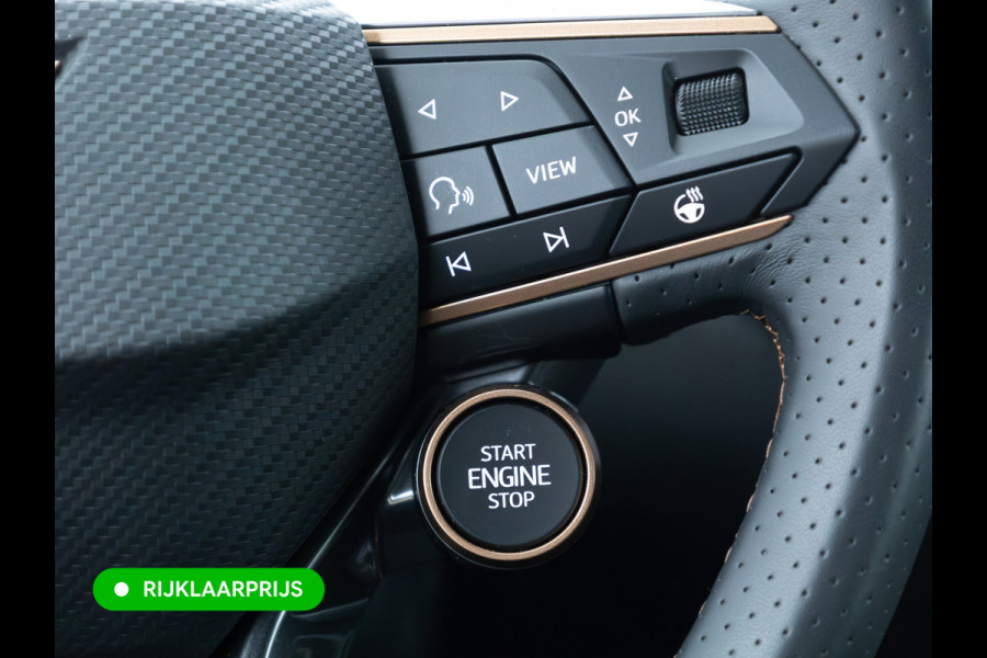 CUPRA Terramar 1.5 TSI e-Hybrid Business | Elec. stoel(en) met geheugen | Stoel- & Stuurverw. | Elec. achterklep | 360 Camera | Travel assist, Sfeerverlichting, Navigatie, App. connect, All season banden, Adap. Cruise