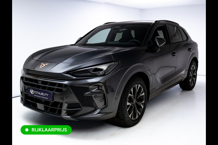 CUPRA Terramar 1.5 TSI e-Hybrid Business | Elec. stoel(en) met geheugen | Stoel- & Stuurverw. | Elec. achterklep | 360 Camera | Travel assist, Sfeerverlichting, Navigatie, App. connect, All season banden, Adap. Cruise