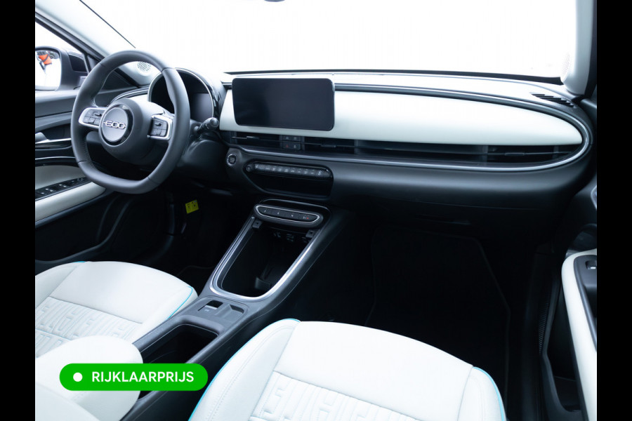 Fiat 600 1.2 Hybrid La Prima | Leer | Stoelverw. | Camera | Adap. Cruise | Sfeerverlichting | Elec. verst. best. stoel met massage en len Apple Carplay/Android auto, Navigatie, Led, PDC V+ A, Keyless entry & start
