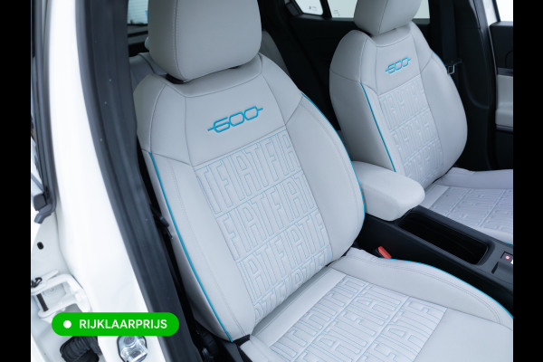 Fiat 600 1.2 Hybrid La Prima | Leer | Stoelverw. | Camera | Adap. Cruise | Sfeerverlichting | Elec. verst. best. stoel met massage en len Apple Carplay/Android auto, Navigatie, Led, PDC V+ A, Keyless entry & start