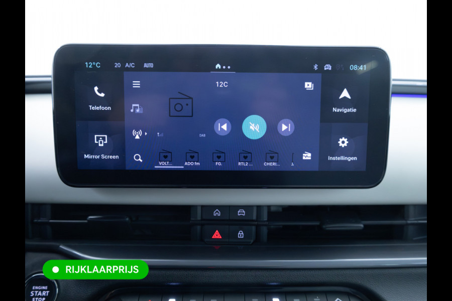 Fiat 600 1.2 Hybrid La Prima | Leer | Stoelverw. | Camera | Adap. Cruise | Sfeerverlichting | Elec. verst. best. stoel met massage en len Apple Carplay/Android auto, Navigatie, Led, PDC V+ A, Keyless entry & start