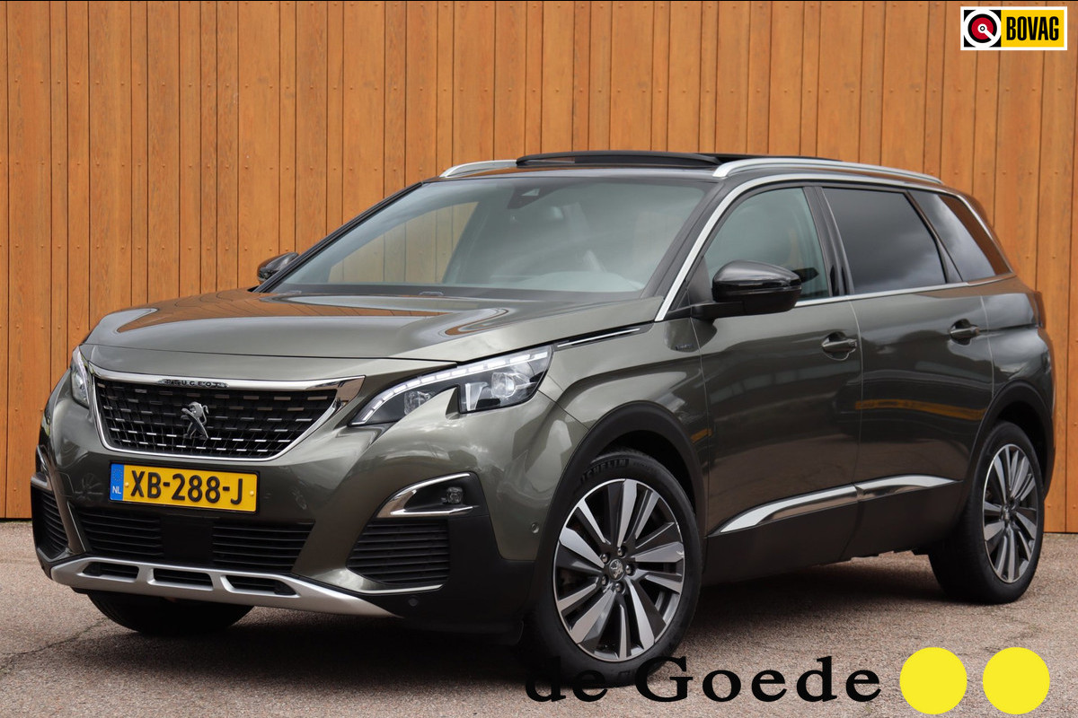 Peugeot 5008 1.2 PT BL GT-Line 7-peroons org.NL el.schuif+pano-dak camera trekhaak el.klep