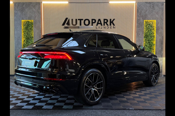 Audi Q8 55 TFSI e quattro 3X S-LINE |PANO|B&O|SOFTCLOSE|MATRIX|360 CAM|KEYLESS|LUCHTVERING|SFEERVERLICHTING|DEALER ONDERHOUDEN|VOL