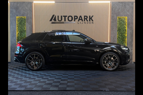 Audi Q8 55 TFSI e quattro 3X S-LINE |PANO|B&O|SOFTCLOSE|MATRIX|360 CAM|KEYLESS|LUCHTVERING|SFEERVERLICHTING|DEALER ONDERHOUDEN|VOL