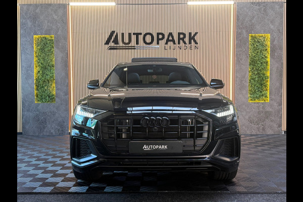 Audi Q8 55 TFSI e quattro 3X S-LINE |PANO|B&O|SOFTCLOSE|MATRIX|360 CAM|KEYLESS|LUCHTVERING|SFEERVERLICHTING|DEALER ONDERHOUDEN|VOL