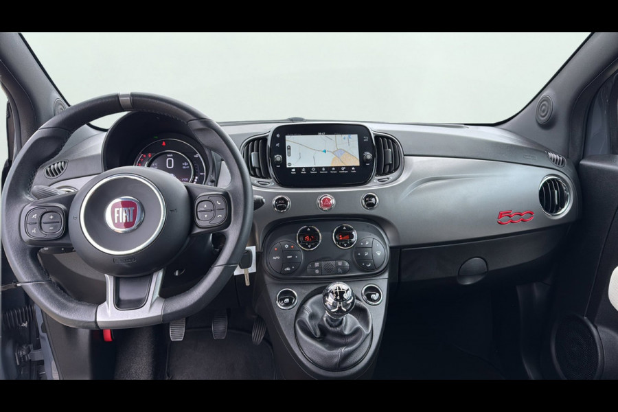 Fiat 500 0.9 TwinAir Turbo Sport 70425 KM NAVI HALF LEDER CLIMAAT CONTROL SPORT PAKKET CARPLAY/ANDROID AUTO