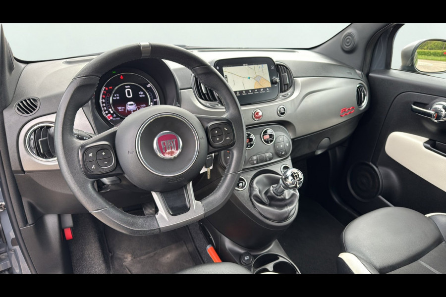 Fiat 500 0.9 TwinAir Turbo Sport 70425 KM NAVI HALF LEDER CLIMAAT CONTROL SPORT PAKKET CARPLAY/ANDROID AUTO