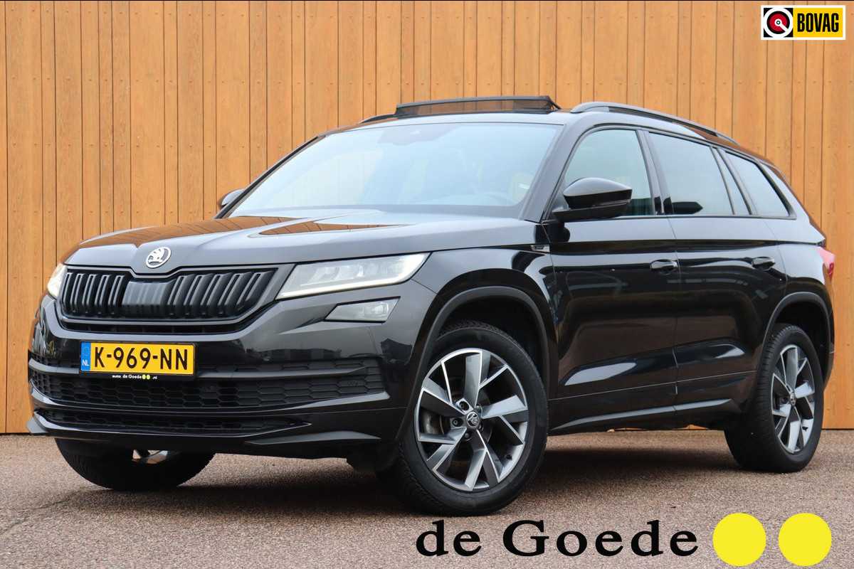 Škoda Kodiaq 1.5 TSI Sportline Business org. NL-auto half-leer+el+mem+vw+stuur a-camera digitaal-dashboard