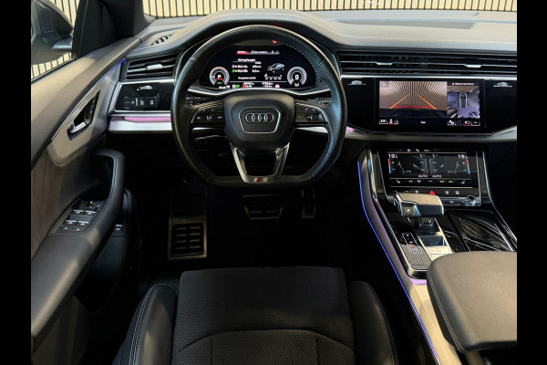 Audi Q8 55 TFSI e quattro 3X S-LINE |PANO|B&O|SOFTCLOSE|MATRIX|360 CAM|KEYLESS|LUCHTVERING|SFEERVERLICHTING|DEALER ONDERHOUDEN|VOL