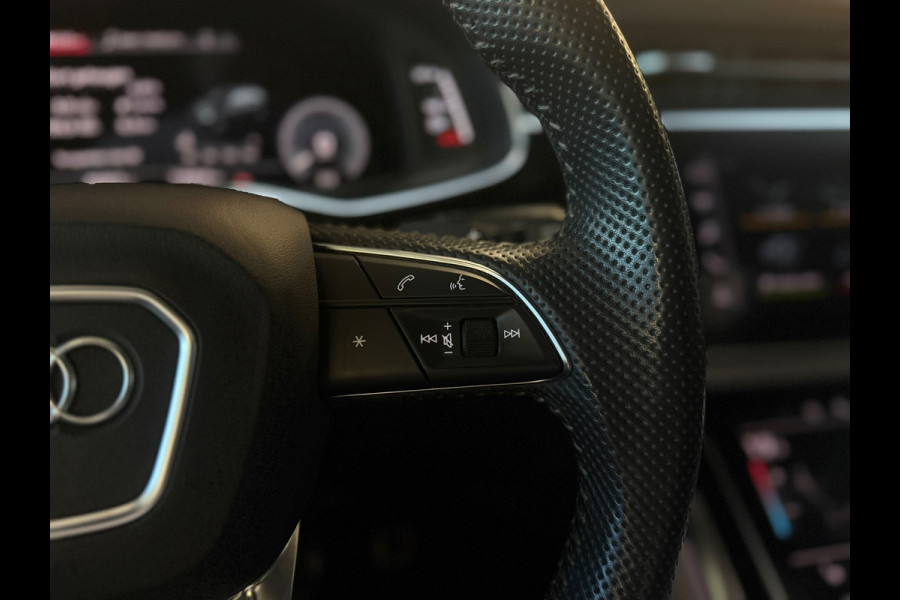 Audi Q8 55 TFSI e quattro 3X S-LINE |PANO|B&O|SOFTCLOSE|MATRIX|360 CAM|KEYLESS|LUCHTVERING|SFEERVERLICHTING|DEALER ONDERHOUDEN|VOL