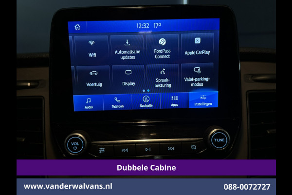 Ford Transit Custom 2.0 TDCI 130pk L2H1 Dubbele Cabine Euro6 Airco | 6-Zits | Camera | Apple Carplay | Xenon | Cruisecontrol Android Auto, 2800kg Trekhaak, Parkeersensoren, Verwarmde voorruit, Stoelverwarming, Achterklep