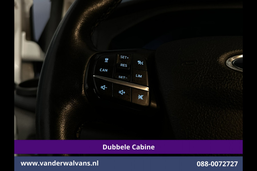 Ford Transit Custom 2.0 TDCI 130pk L2H1 Dubbele Cabine Euro6 Airco | 6-Zits | Camera | Apple Carplay | Xenon | Cruisecontrol Android Auto, 2800kg Trekhaak, Parkeersensoren, Verwarmde voorruit, Stoelverwarming, Achterklep