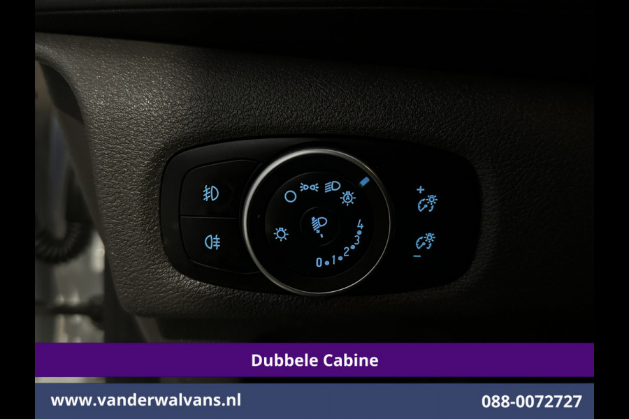 Ford Transit Custom 2.0 TDCI 130pk L2H1 Dubbele Cabine Euro6 Airco | 6-Zits | Camera | Apple Carplay | Xenon | Cruisecontrol Android Auto, 2800kg Trekhaak, Parkeersensoren, Verwarmde voorruit, Stoelverwarming, Achterklep