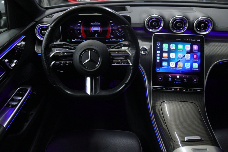 Mercedes-Benz C-Klasse 300 E AMG Line NAP/PANO/HUD/CARPLAY/SFEERVERLICHTING/MEM/BOMVOL