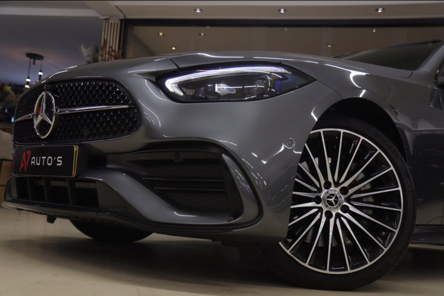 Mercedes-Benz C-Klasse 300 E AMG Line NAP/PANO/HUD/CARPLAY/SFEERVERLICHTING/MEM/BOMVOL
