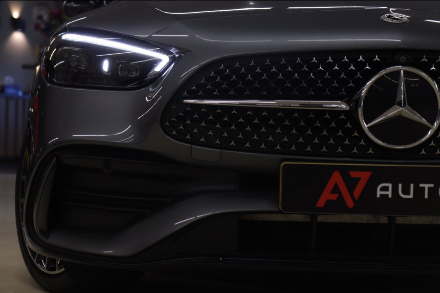 Mercedes-Benz C-Klasse 300 E AMG Line NAP/PANO/HUD/CARPLAY/SFEERVERLICHTING/MEM/BOMVOL