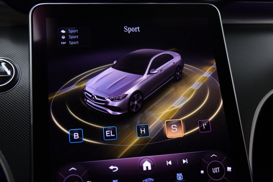 Mercedes-Benz C-Klasse 300 E AMG Line NAP/PANO/HUD/CARPLAY/SFEERVERLICHTING/MEM/BOMVOL