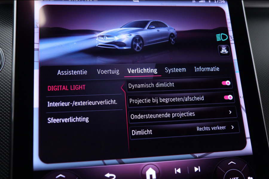 Mercedes-Benz C-Klasse 300 E AMG Line NAP/PANO/HUD/CARPLAY/SFEERVERLICHTING/MEM/BOMVOL