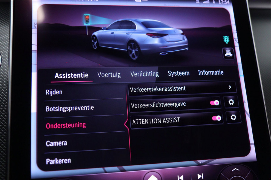 Mercedes-Benz C-Klasse 300 E AMG Line NAP/PANO/HUD/CARPLAY/SFEERVERLICHTING/MEM/BOMVOL