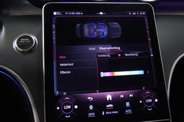 Mercedes-Benz C-Klasse 300 E AMG Line NAP/PANO/HUD/CARPLAY/SFEERVERLICHTING/MEM/BOMVOL