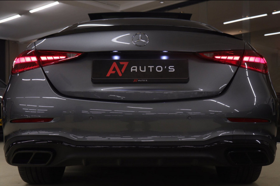 Mercedes-Benz C-Klasse 300 E AMG Line NAP/PANO/HUD/CARPLAY/SFEERVERLICHTING/MEM/BOMVOL