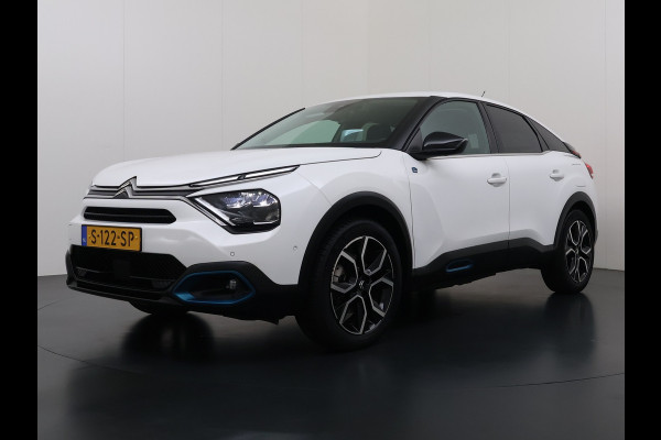 Citroën Ë-C4 Shine Pack Business 50kWh Warmtepomp Leder+Verwarmd Head-Up SOH 95% Adap.Cruise 3D-Navi 360°Camera Apple Carplay Android Auto Ec Stuurverwarming Keyless Lane Assist Privacy Glas Led Lmv DAB Regen-Lichtsensor 1e Eigenaar Origineel Nederlandse Auto