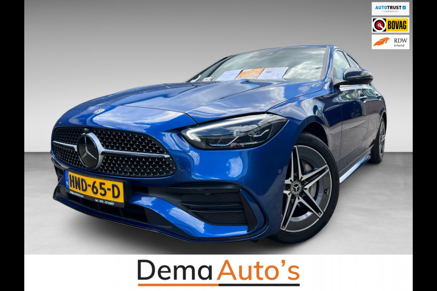 Mercedes-Benz C-Klasse 300 e AMG BLACK-LINE 313PK SOH-TEST/LUCHTVERING/PANO/V-COCKPIT/NAVI/DAB/CARPLAY/CAM///
