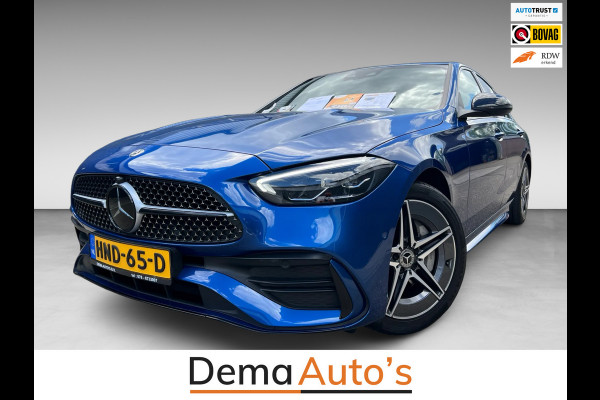 Mercedes-Benz C-Klasse 300 e AMG BLACK-LINE 313PK SOH-TEST/LUCHTVERING/PANO/V-COCKPIT/NAVI/DAB/CARPLAY/CAM///