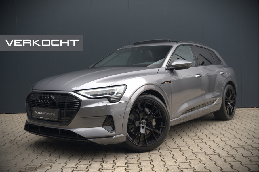 Audi e-tron 50 quattro Business edition Plus 71 kWh | Black Edition | Panoramadak | Camera | Memory Seats | Ambiance Verlichting | Luchtvering | Adaptive Cruise Control | Keyless | Matrix LED | Leder | Stoelverwarming | NAP |