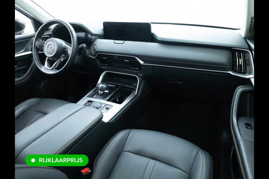Mazda CX-60 2.5 e-SkyActiv PHEV Takumi | Panoramadak | Elec. trekhaak | Navigatie | 360 Camera | Elec. achterklep | Stoel- & stuurverw. | BOSE audio,  Draadloze telefoonlader