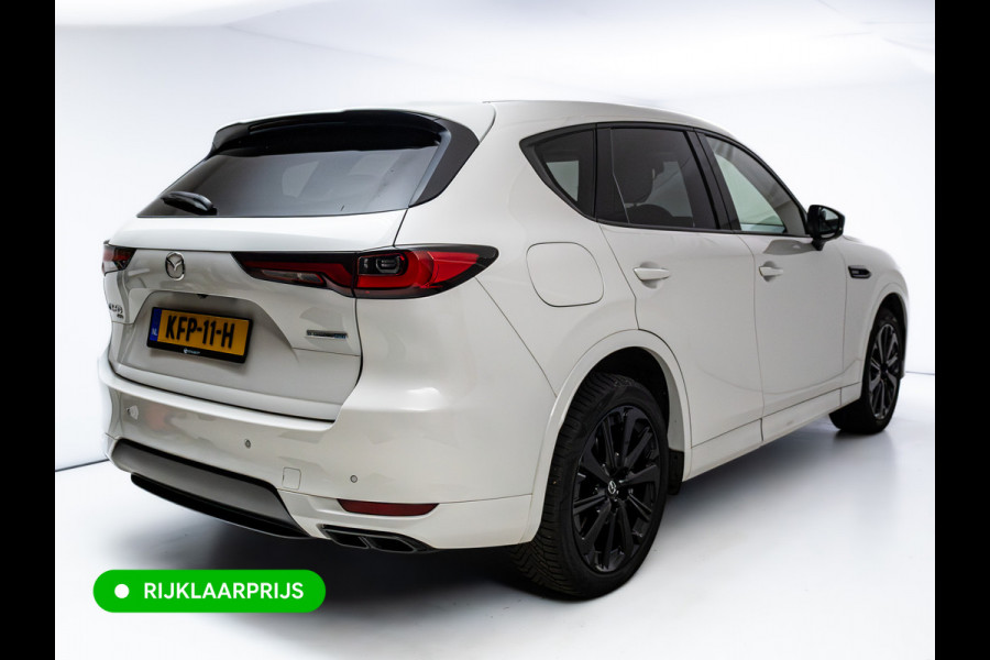 Mazda CX-60 2.5 e-SkyActiv PHEV Takumi | Panoramadak | Elec. trekhaak | Navigatie | 360 Camera | Elec. achterklep | Stoel- & stuurverw. | BOSE audio,  Draadloze telefoonlader